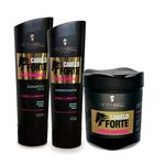 Kit Hidrabell Cabelo Forte Shampoo 500ml + Condicionador 400g + Máscara 450g