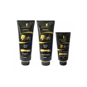 Kit Hidrabell Cabelo Forte - Shampoo Condicionador Creme de Pentear - Pentear