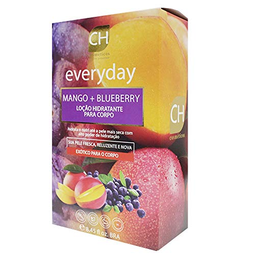 Kit Hidratante Ch Cosméticos Everyday Mango 250ml e Blueberry 250ml