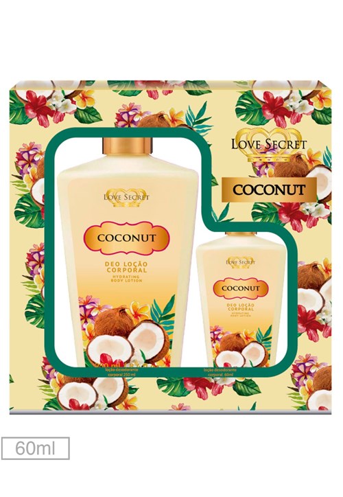 Kit Hidratante Coconut Love Secret 310ml