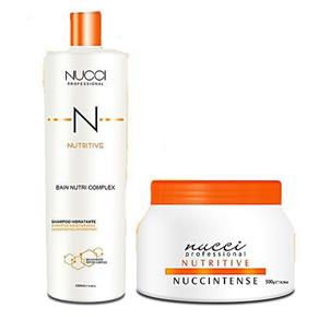 Kit Hidratante Nutritive Nucci Máscara 500G Shampoo 1Lt