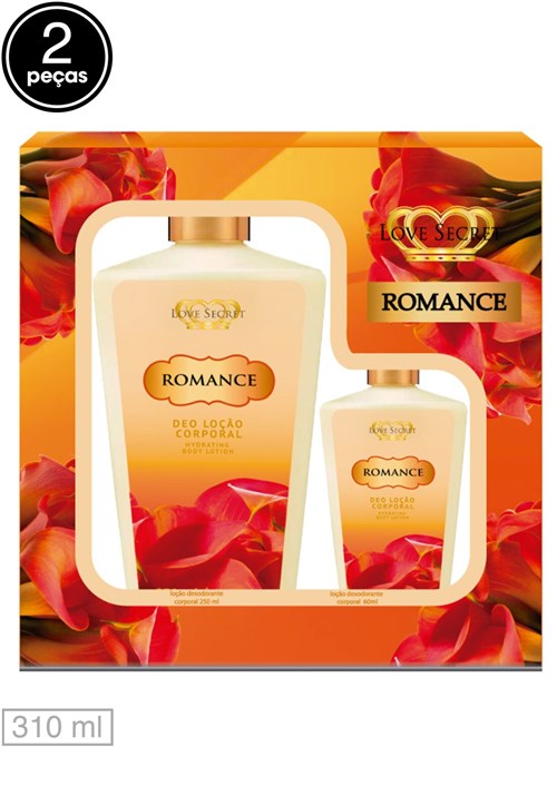 Kit Hidratante Romance Love Secret 310ml