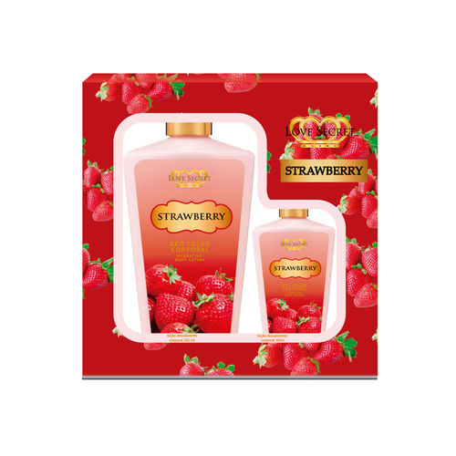 Kit Hidratante Strawberry Love Secret 310ml