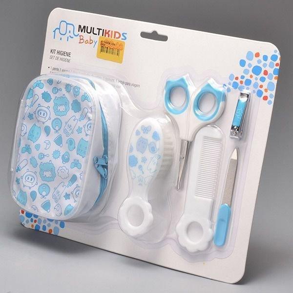 Kit Higiene Azul - Multikids Ref Bb097 - Multi Kids