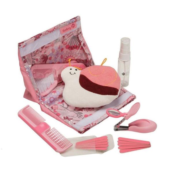 Kit Higiene e Beleza 18 Peças Safety 1st - Rosa