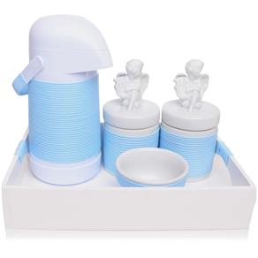 Kit Higiene Fit Detalhes para Bebê Azul