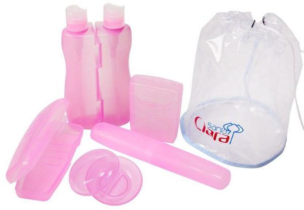 Kit Higiene Luxo Simples com 05 Peças - Santa Clara