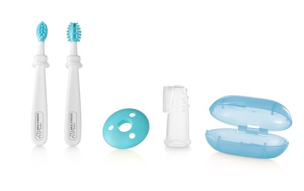 Kit Higiene Oral 3 Estágios Azul Multikids Baby Azul - BB243