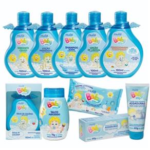 Kit Higiene para Bebê + Sabonete Líq + Hidratante Baby Menino Muriel