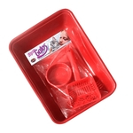 Kit Higiene para gatos com 3 Peças Vermelha