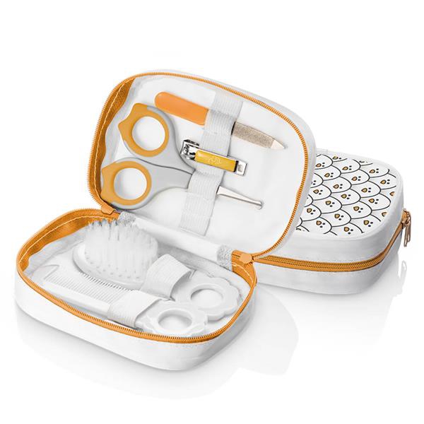Kit Higiene Pente Escova Cortador Unha Tesoura e Lixa - Bebê - Multilaser