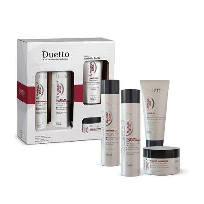 Kit Home Care Duetto 1 Shampoo 300ml + 1 Condic. 300ml + 1 Leave-in 200ml + 1 Máscara 280g