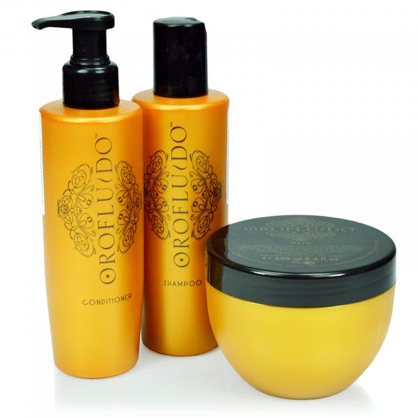Kit Home Care Orofluido Shampoo, Condicionador e Máscara - Revlon