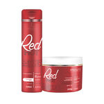 Kit Home Care Red Hot Shampoo 300ml + Máscara 250g Absoluty Color