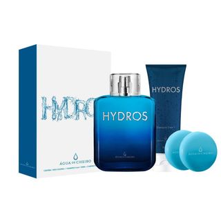 Kit Hydros - Deo Colônia + Shampoo 3 em 1 + Sabonetes