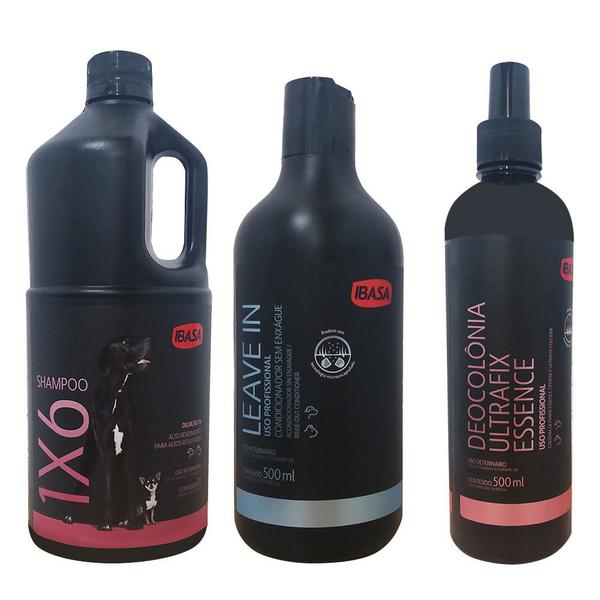 KIT Ibasa Shampoo 1x6 1L + Leave-in 500ml + Colonia Essence