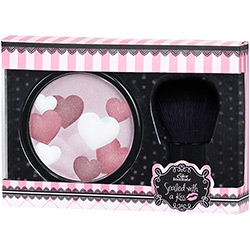Kit Iluminador Facial Pink e Pincel Kabuki For You - Markwins