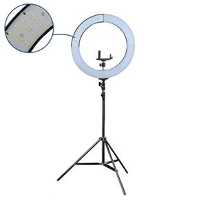 Kit Iluminador Led Circular Ring Light RL18 com Tripe (NFe)