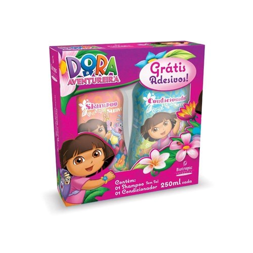 Kit Infantil Dora (Shampoo+Condicionador+Adesivo) 250Ml Cada