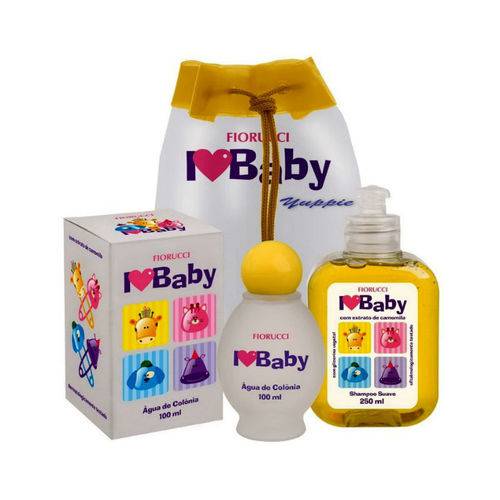 Kit Infantil I Love Baby Deo Colônia 100ml + Shampoo 250ml