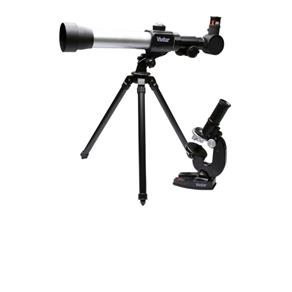 Kit Infantil Telescópio C/ Refração 20X/30X/40X e Microscópio C/ Ampliação 300X/450X/600X Vivitar