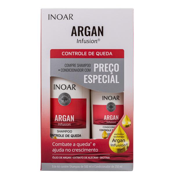 Kit Inoar Argan Infusion Controle de Queda (2 Produtos)