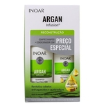 Kit Inoar Argan Infusion Reconstrução Shampoo 500ml e Condicionador 250ml