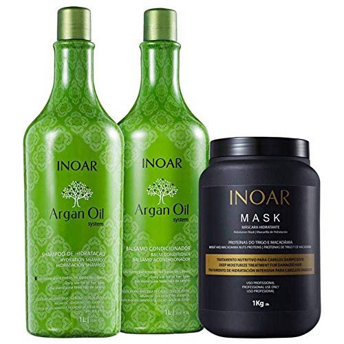 Kit Inoar Argan Oil Tratamento Profissional Kit Argan+mask