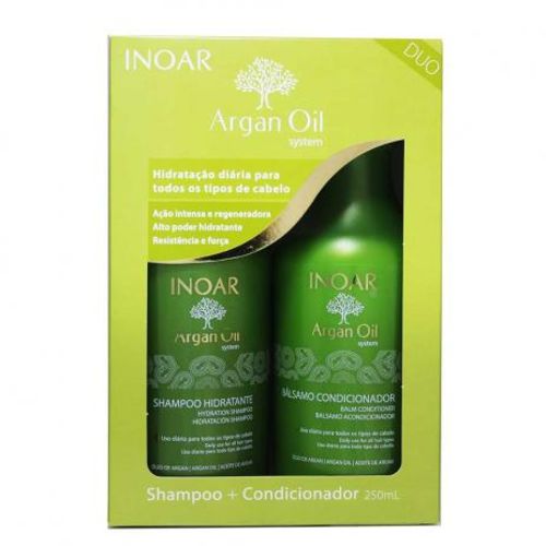 Kit Inoar Argan Shampoo + Condicionador 250ml