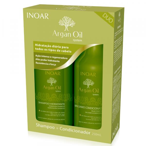 Kit Inoar Duo Argan Oil Hidratante 250ml - Inoar