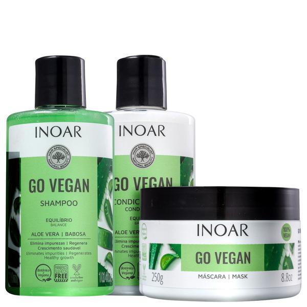 Kit Inoar Go Vegan Equilíbrio (3 Produtos)