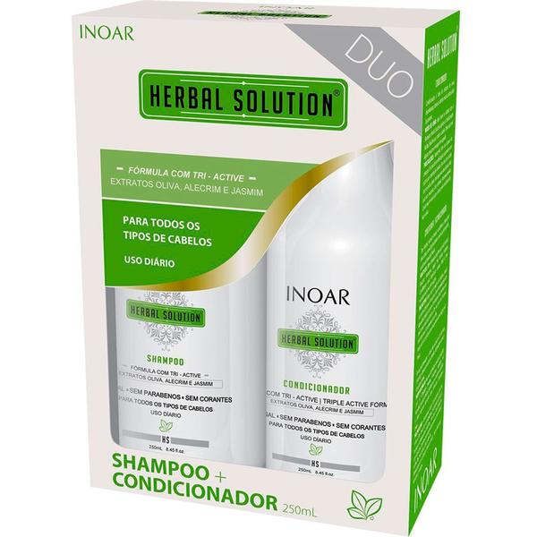Kit Inoar Herbal Solution Shampoo 250ml + Condicionador 250ml