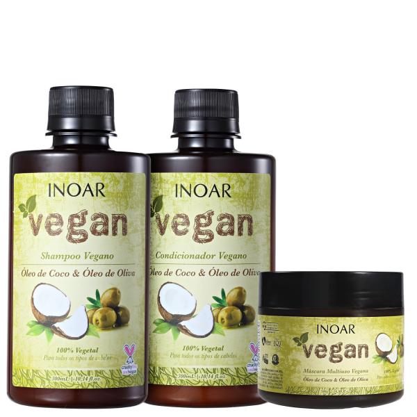 Kit Inoar Vegan Tratamento (3 Produtos)