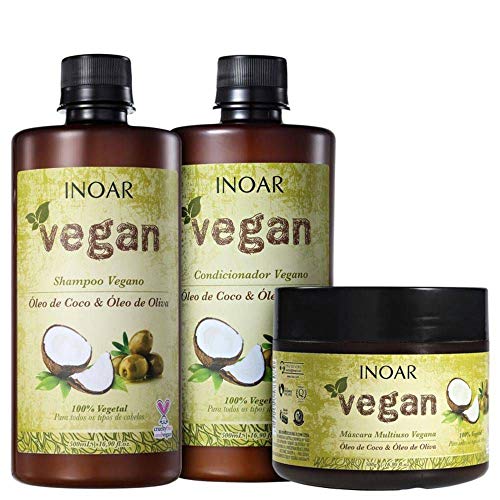 Kit Inoar Vegan Tratamento Salon 300ml