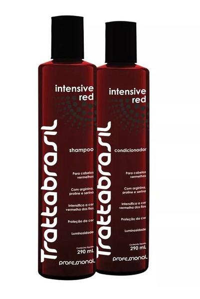 Kit Intensive Red Shampoo + Condicionador 290ml - Trattabrasil