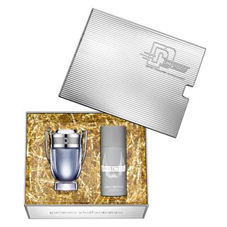 Kit Invictus Eau de Toilette Paco Rabanne - Perfume Masculino 100ml + Desodorante Kit