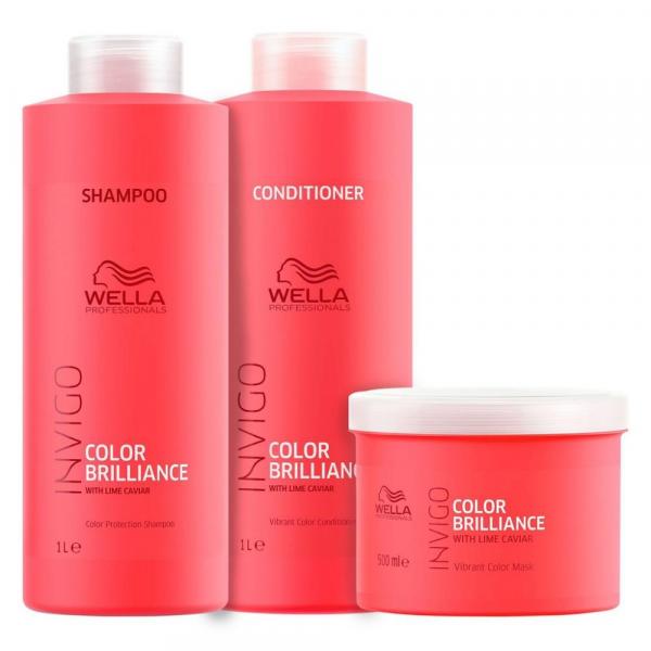 Kit Invigo Color Brilliance Salon Trio (3 Produtos) - Wella Professionals