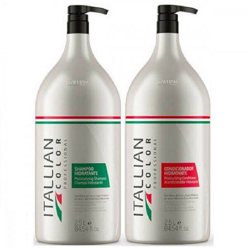 Kit Itallian Lavatório Shampoo e Condicionador 2,5 Litros Cada