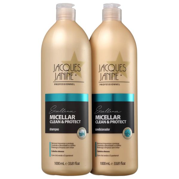 Kit Jacques Janine Professionnel Excellence Micellar Clean Protect Duo (2 Produtos)