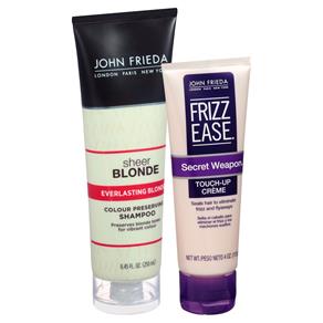 Kit John Frieda Frizz-Ease Shampoo Dream Curls 295ml + Creme Finalizador Secret Weapon 113g