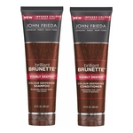Kit John Frieda Shampoo + condicionar Brilliant Brunette Visibly Deeper 245 ml