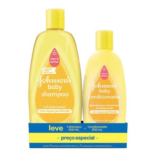 Kit Johnson's Baby Shampoo 400ml + Condicionador 200ml