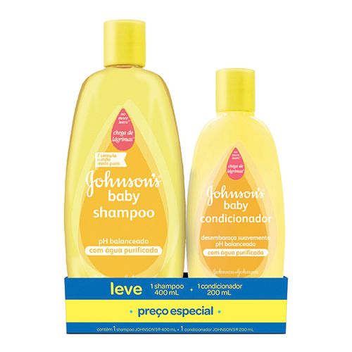 Kit Johnson's Baby Shampoo 400ml + Condicionador 200ml