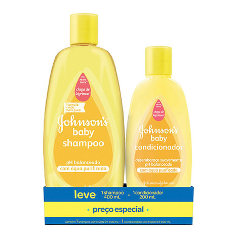 Kit Johnson's Baby Shampoo 400Ml + Condicionador 200Ml