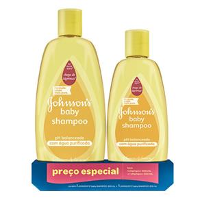 Kit Johnsons Baby Shampoo 400ml + Shampoo 200ml - Único