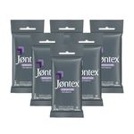 Kit Jontex Preservativo Lubrificado Sensation C/6 - 6 Unid.
