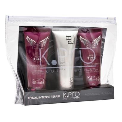 Kit K-Pro Ritual Intense Repair 1 Shampoo 45ml + 1 PH Balancer 45g + 1 Condicionador 45g