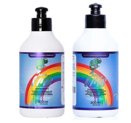 Kit Kamaleão Color Arco Íris - Shampoo de Limpeza e Creme Diluidor