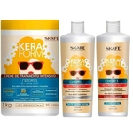 Kit Keraforme Camomila shampoo+cond+Mascara