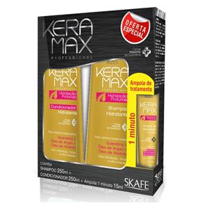 Kit Keramax Shampoo+Condicionador Hidratação Profunda